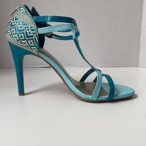 Women Sandals, Tiffany Blue, Size 9